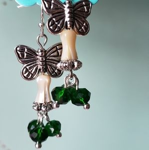 Love is Like a Butterfly Handcrafted Earrings